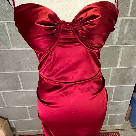 Satin maxi corset dress.
*BLACK FRIDAY SPECIAL* - Picture 3 of 14